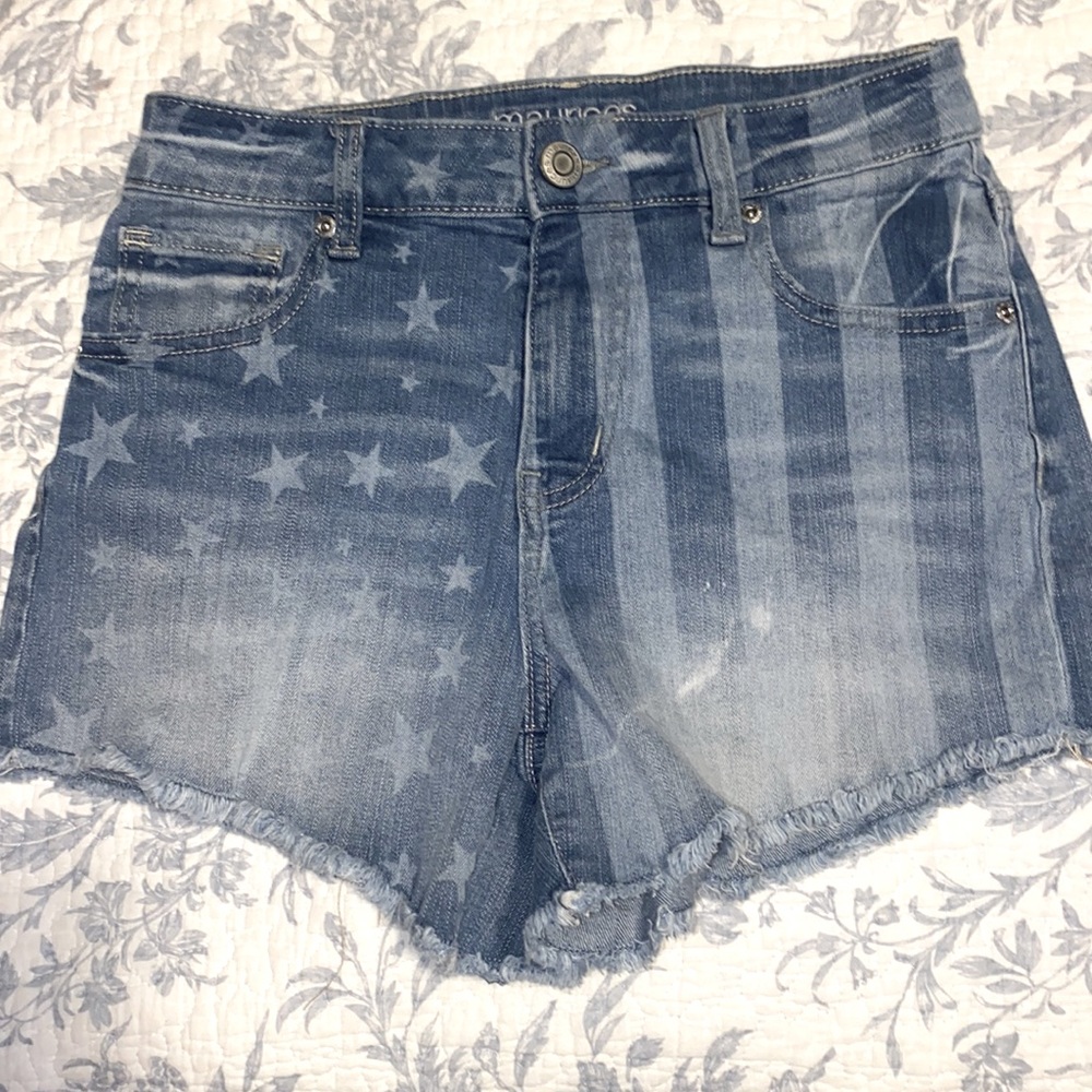 Maurices high rise jean short 4